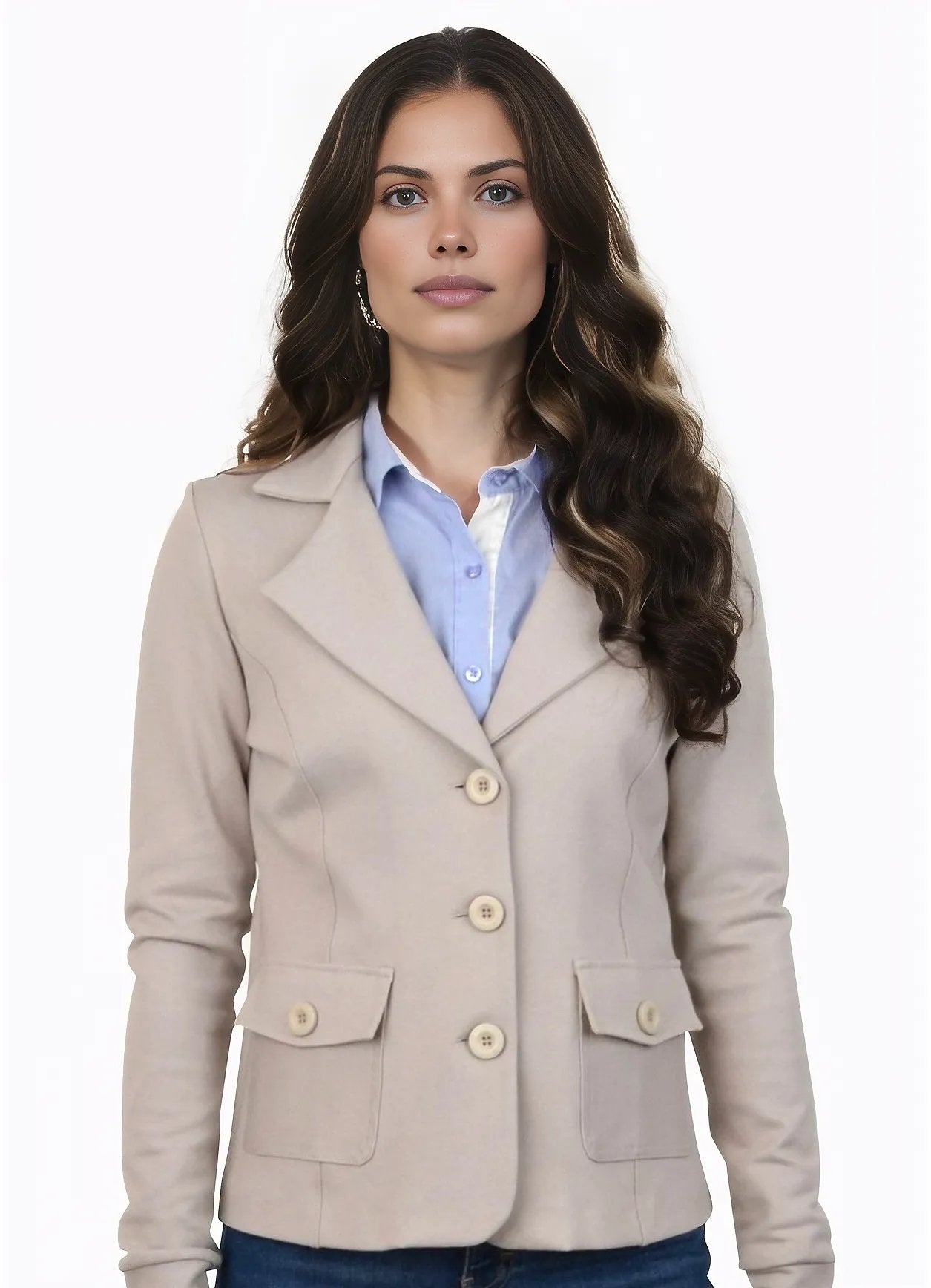 Blazer Jacke mit Reverskragen | Klassisch