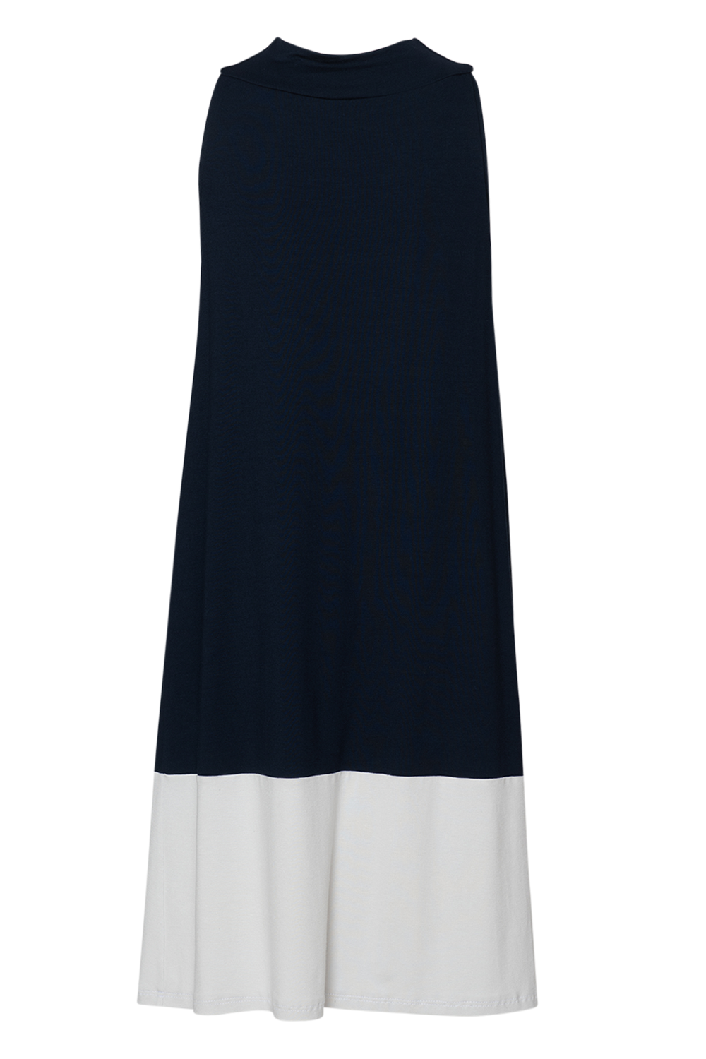 Jersey Kleid Colourblock-dark | Viskose
