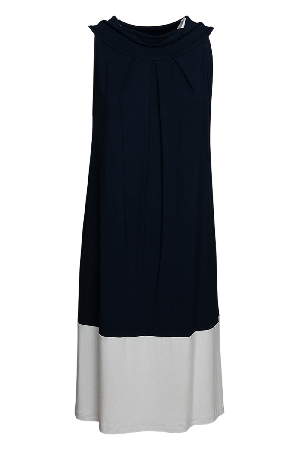 Jersey Kleid Colourblock-dark | Viskose