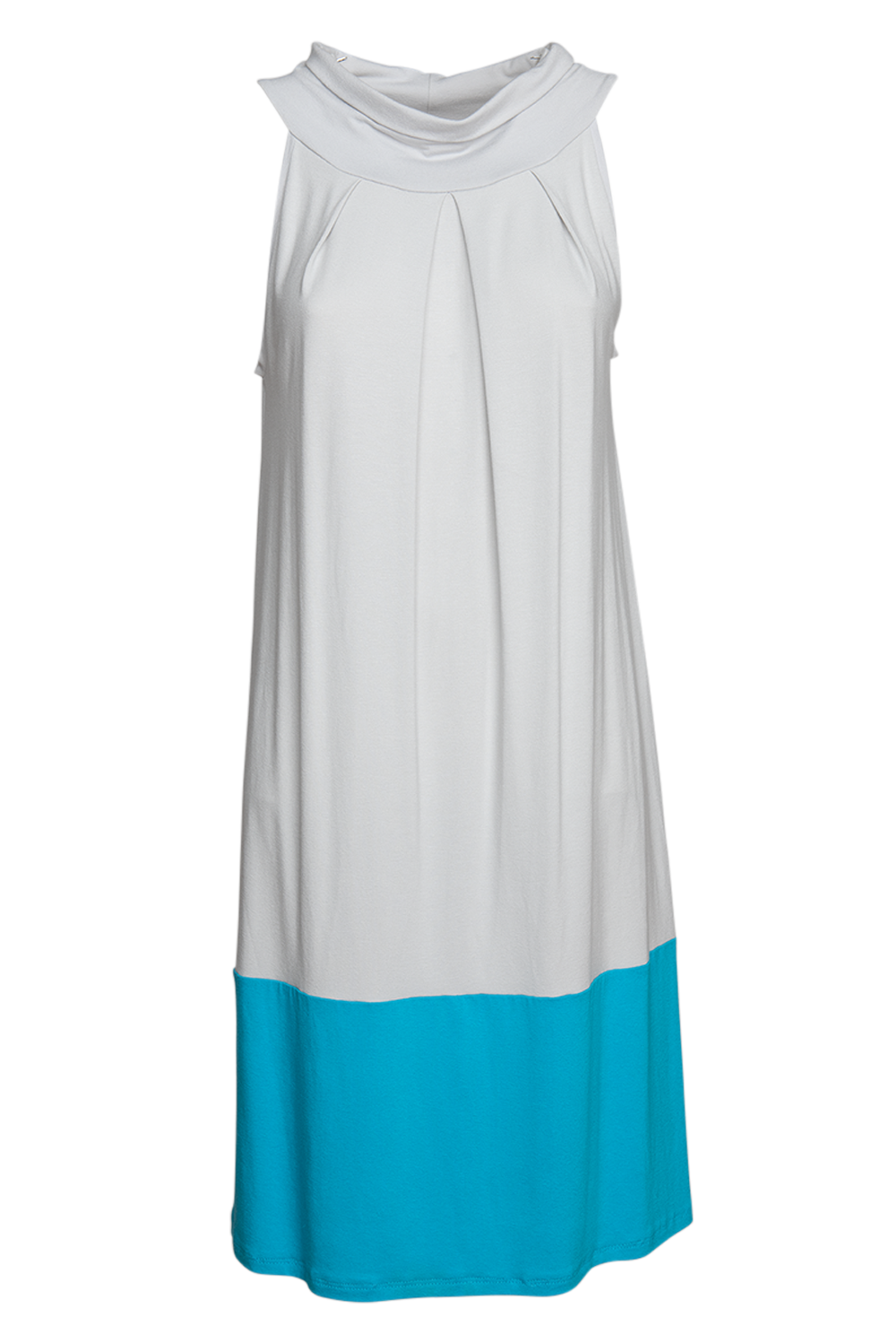 Jersey Kleid Colourblock-light | Viskose