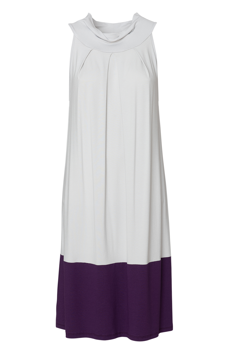 Jersey Kleid Colourblock-light | Viskose