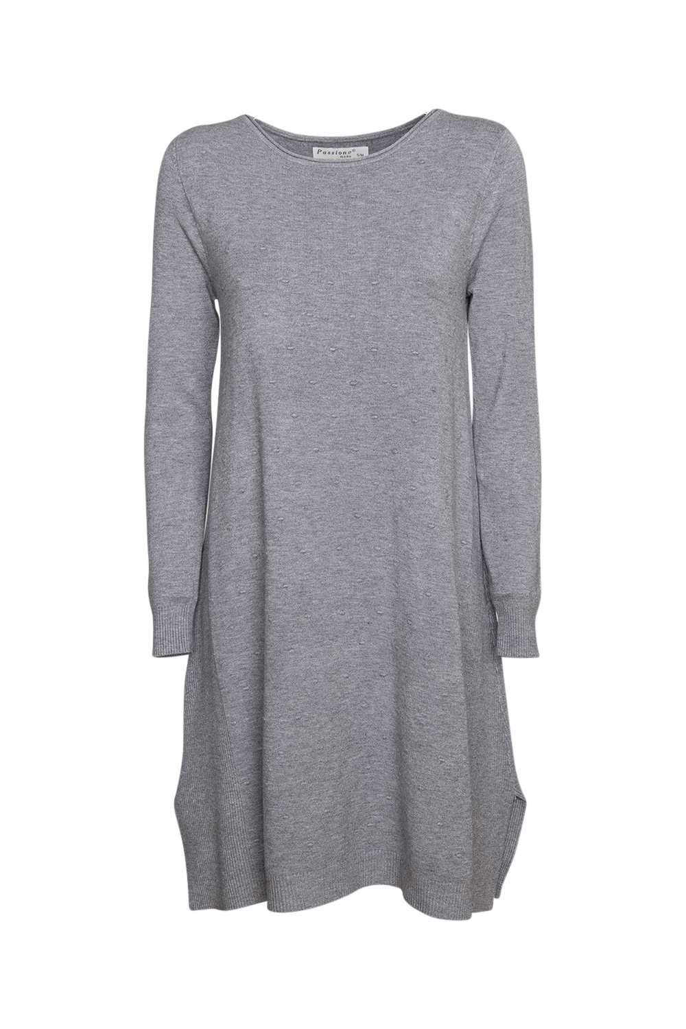 Feinstrick Kleid Basic | Langarm