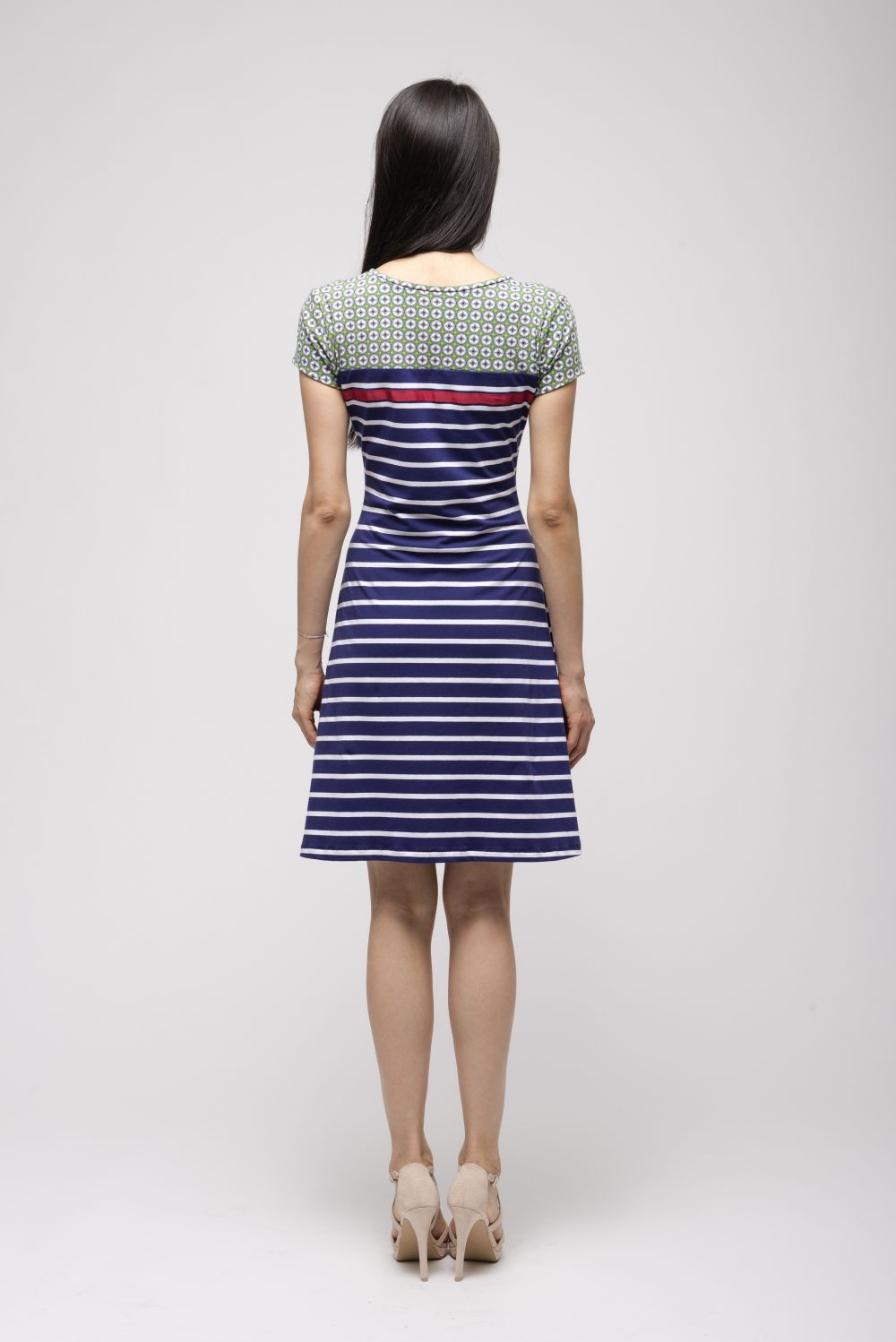 Jersey Kleid Marine | Mustermix