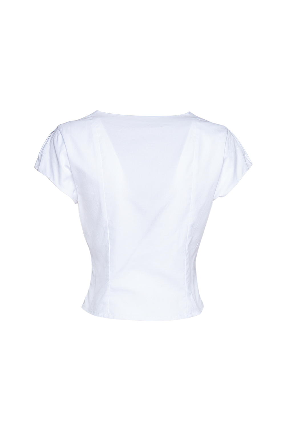 Blusenshirt mit Maschendetail Baumwolle | Wunschfarbe