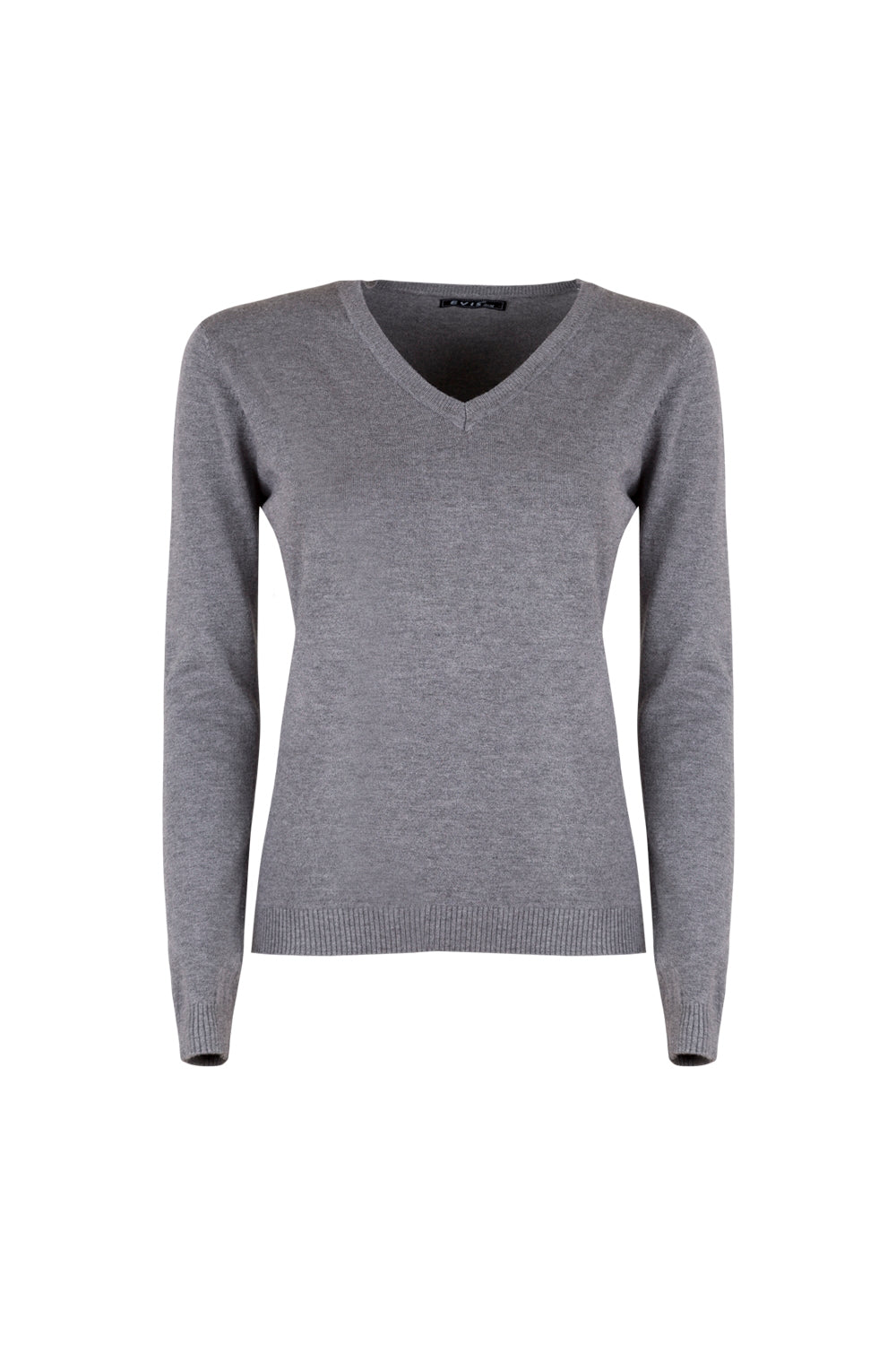 Feinstrick Pullover mit V-Ausschnitt | Basic