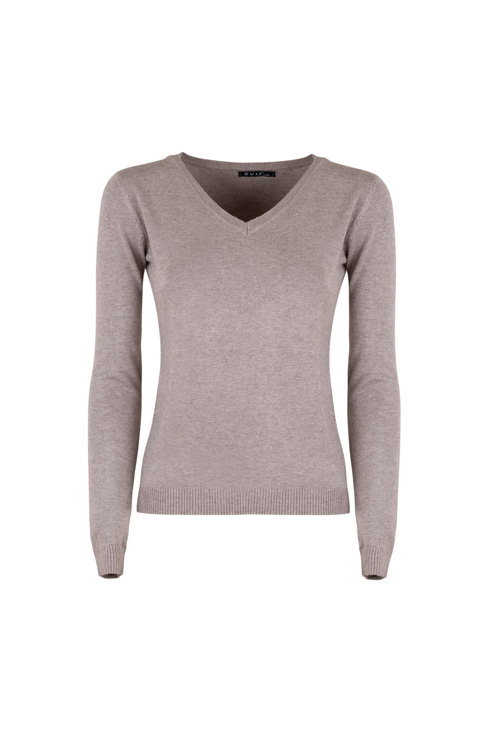 Feinstrick Pullover mit V-Ausschnitt | Basic