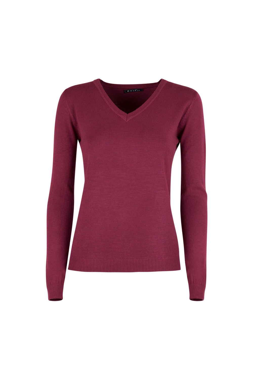 Feinstrick Pullover mit V-Ausschnitt | Basic