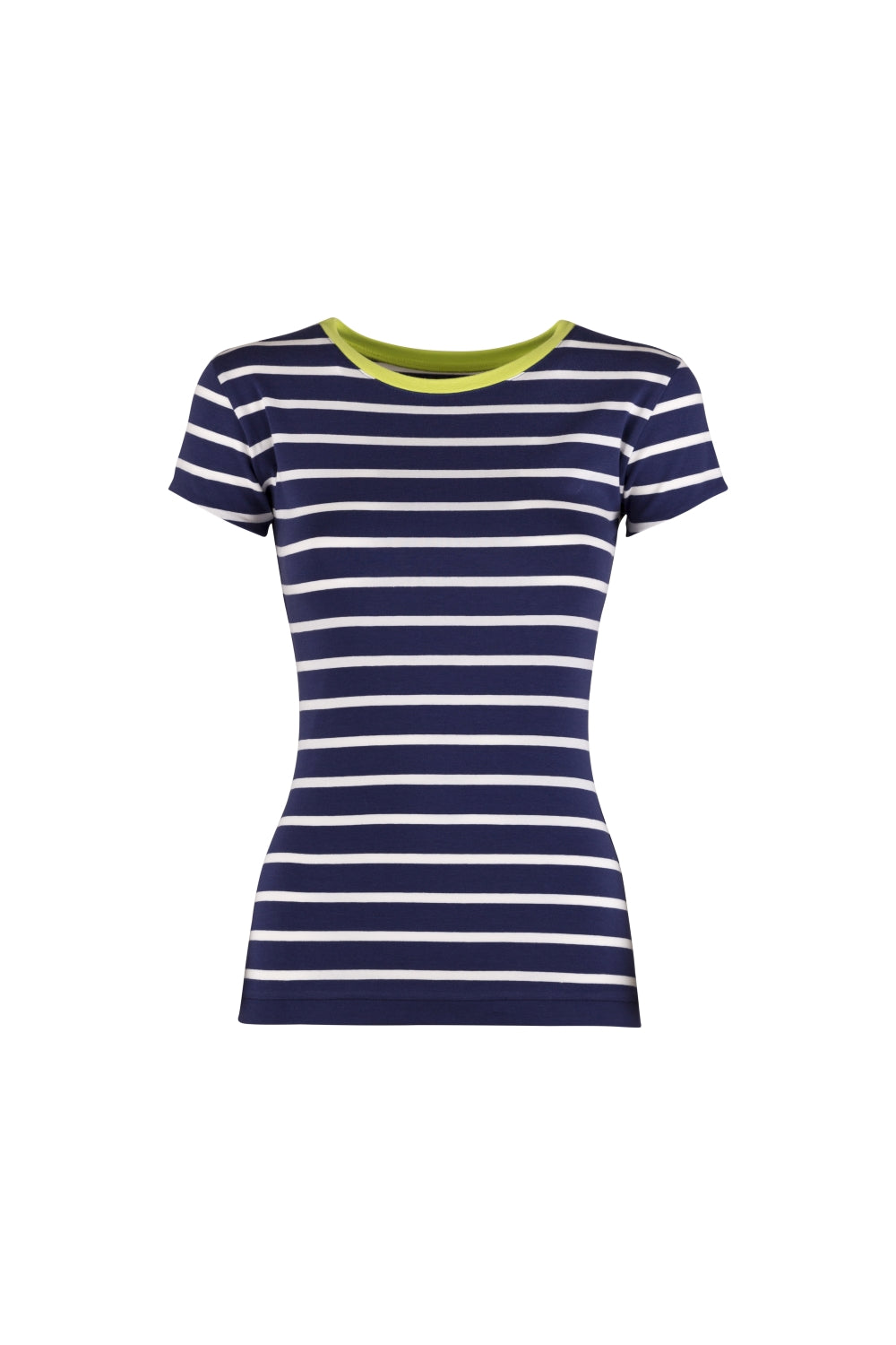 Jersey Shirt Marine | Querstreifen