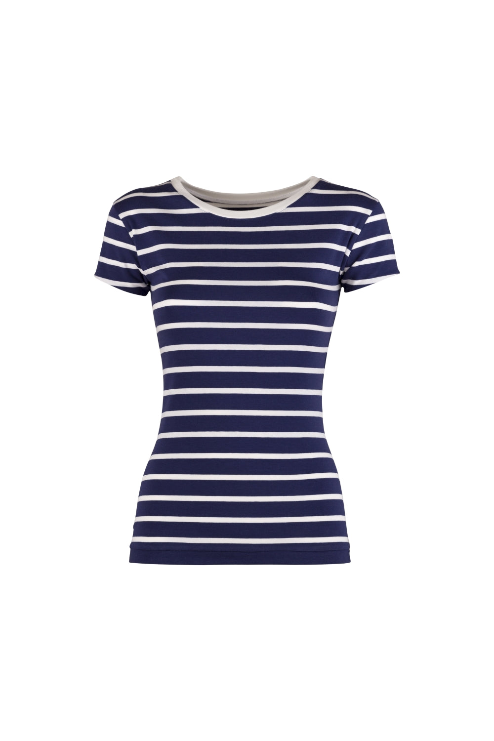 Jersey Shirt Marine | Querstreifen