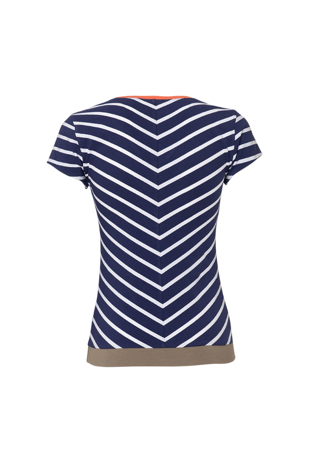 Jersey Shirt Marine | V-Ausschnitt