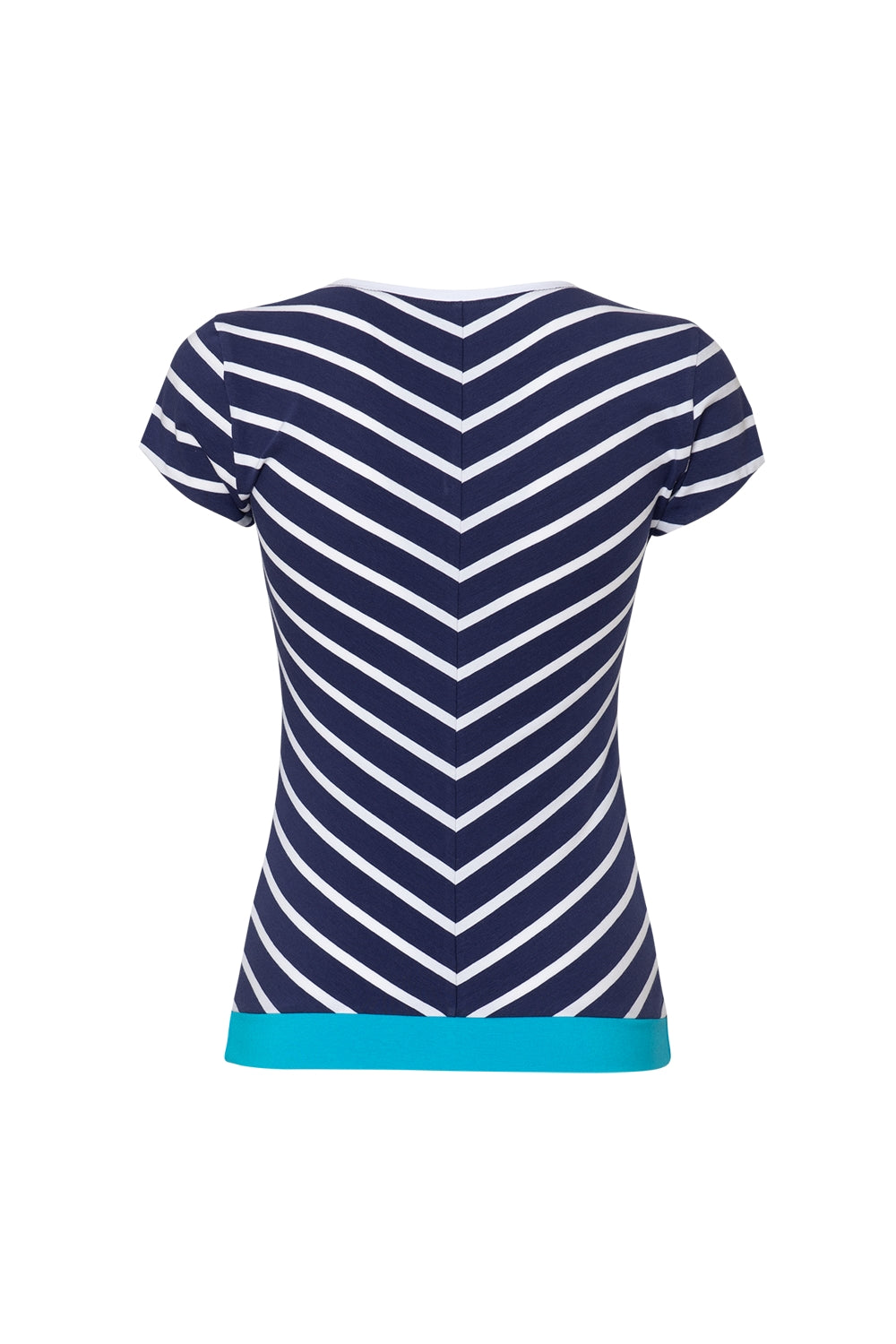 Jersey Shirt Marine | V-Ausschnitt