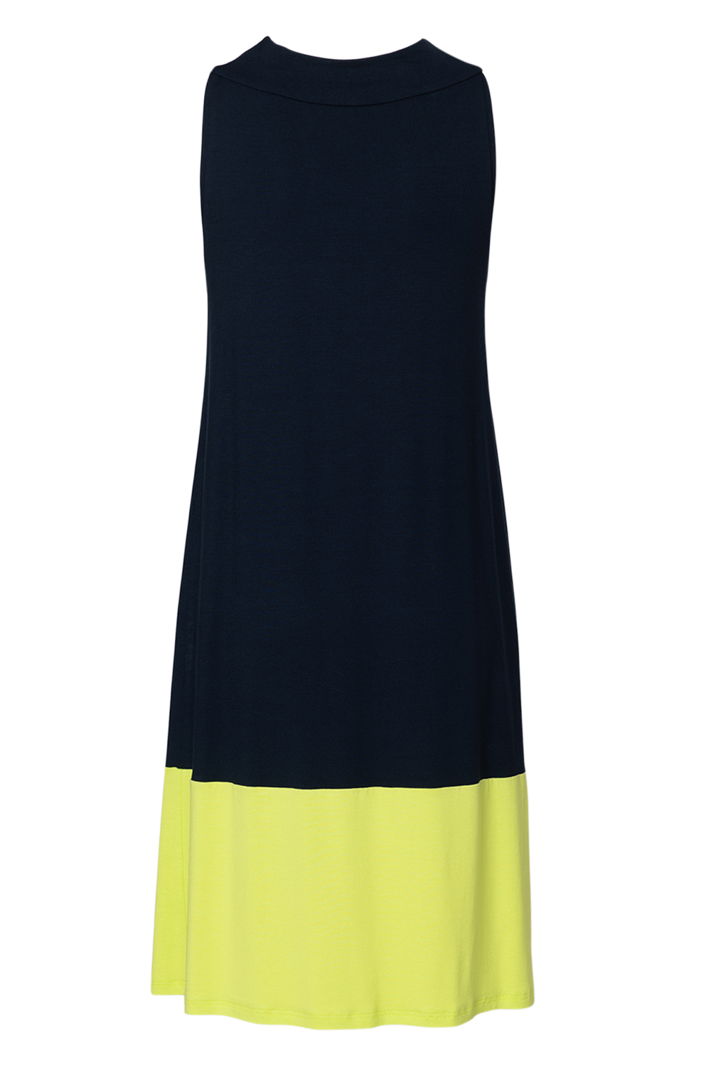 Jersey Kleid Colourblock-dark | Viskose