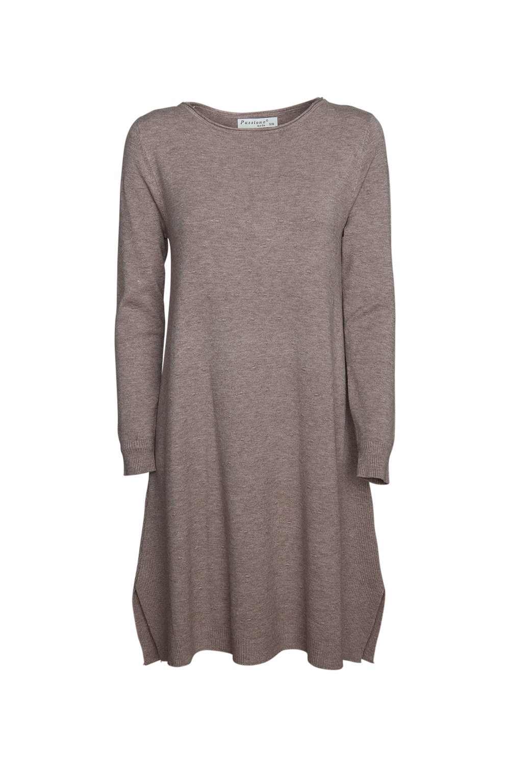 Basic Kleid Feinstrick | Langarm