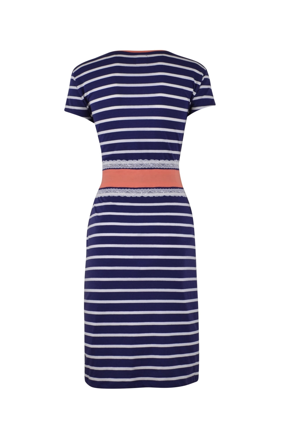 Jersey Kleid Marine | Pailetten