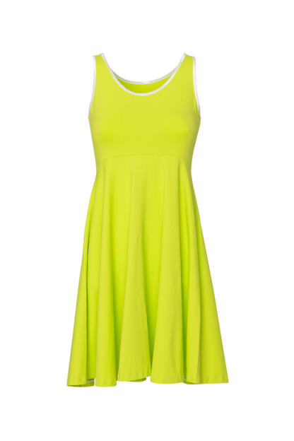 Jersey Kleid Neon | Elastisch