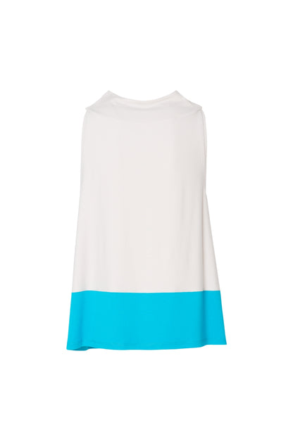 Jersey Top Colour-block-light | Viskose