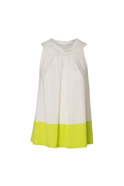 Jersey Top Colour-block-light | Viskose