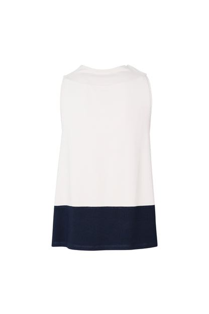 Jersey Top Colour-block-light | Viskose