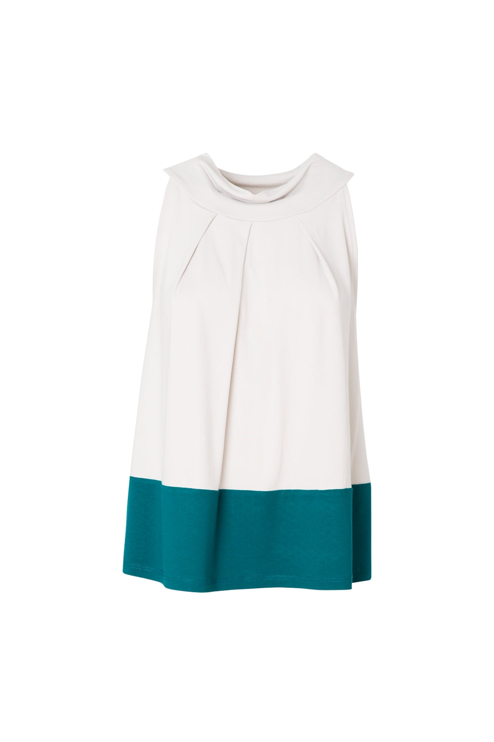 Jersey Top Colour-block-light | Viskose